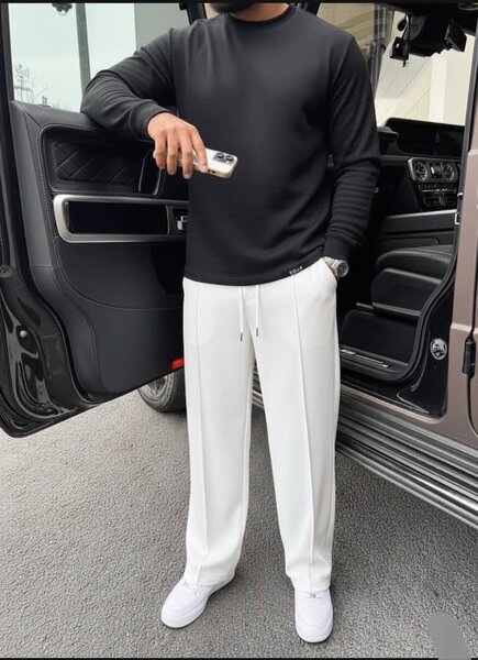 Pantalon blanc élégant