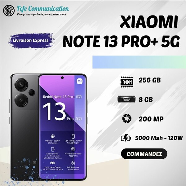 Xiaomi Note 13 Pro+ 5G - 256GB