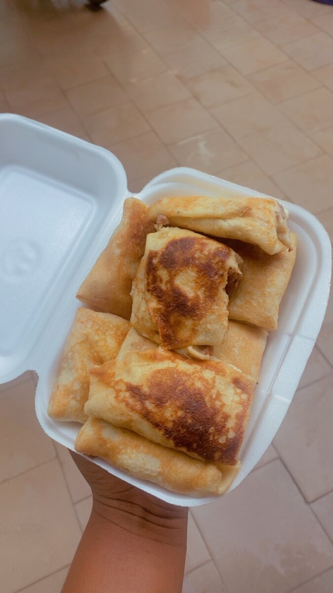 Crêpes salée viande haché