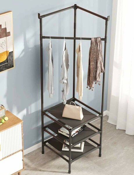 Porte-Manteau D'Entrée Avec 2/3 Étagères Porte-Manteau