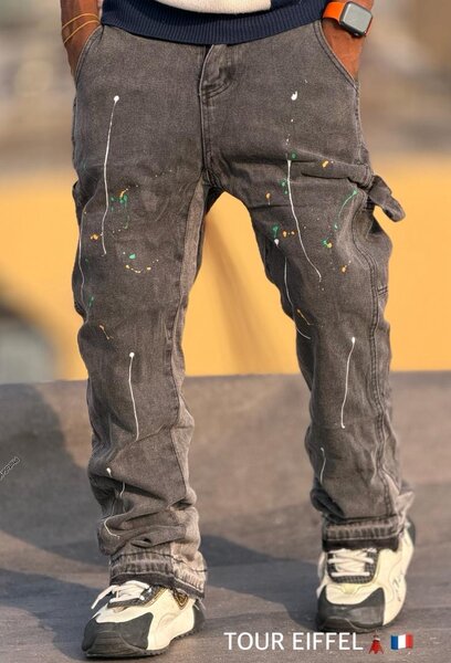 Jean garçon style artistique