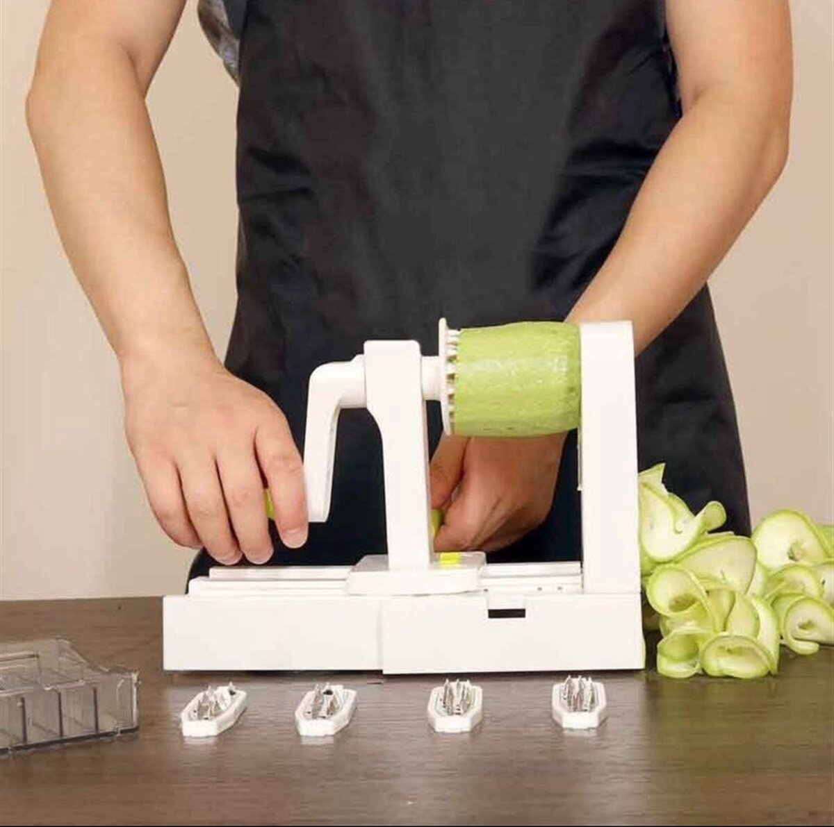 Trancheuse 5 Blade légumes Spiralizer pliant