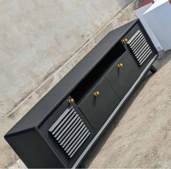 Meuble TV moderne noir