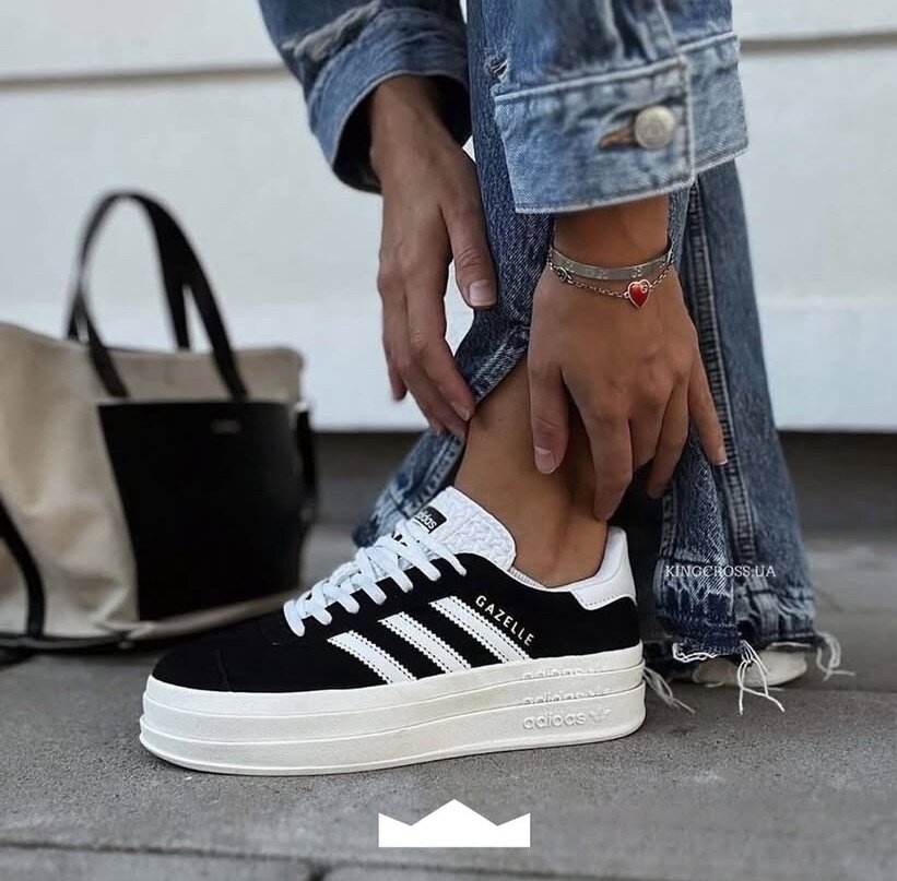ADIDAS GAZELLE BOLD NOIR (avec le carton)