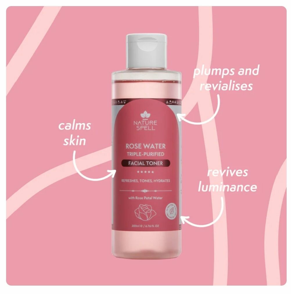 Nature Spell Rose Water Facial Toner