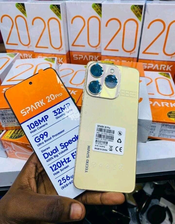 Tecno spark 20 PRO 256GB 16GB RAM première copie dubaï