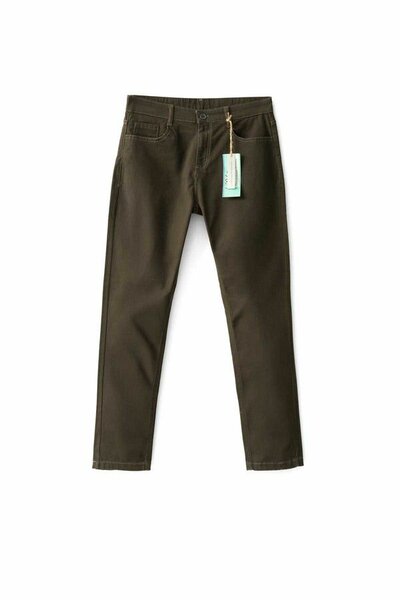 HRT Men's Straight Fit Cotton Pants