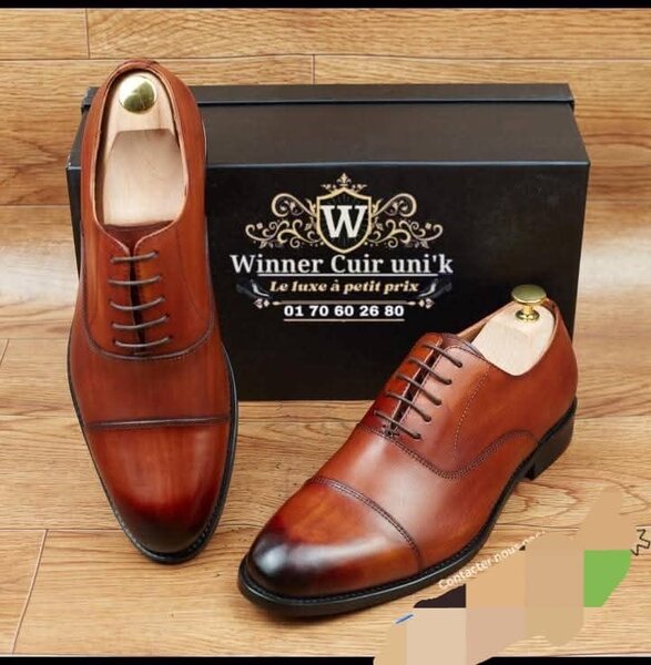Chaussures habillées homme cuir