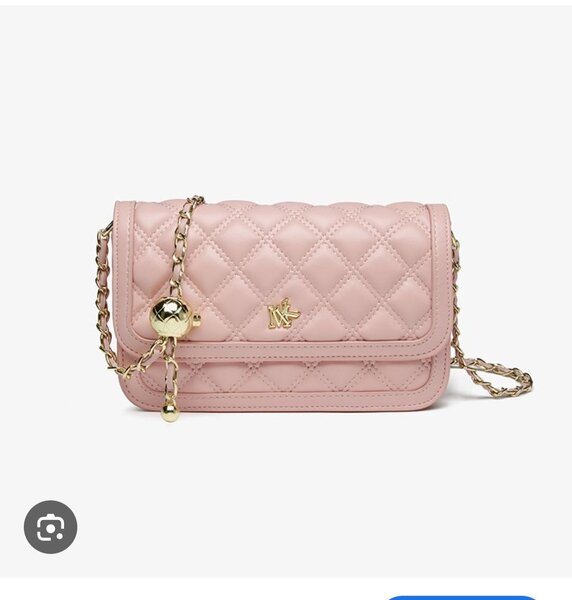 Sac bandoulière chic rose