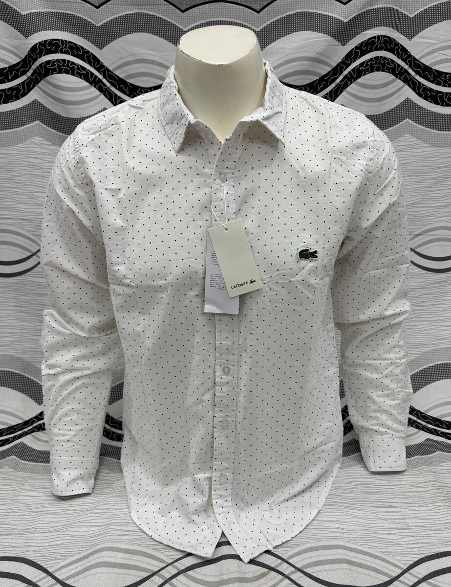Chemise à pois pour homme