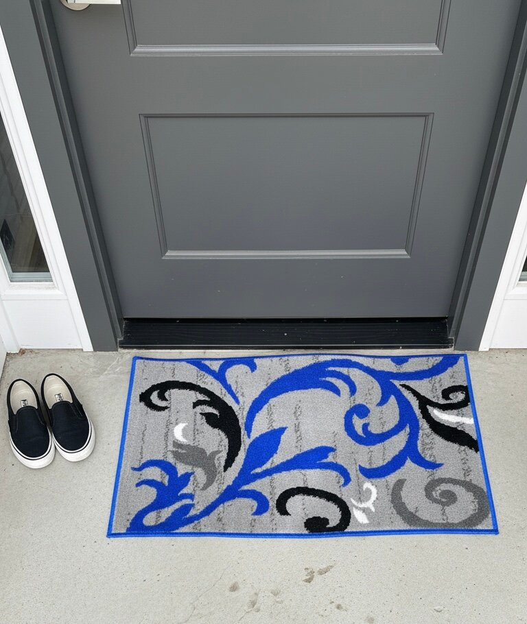 Tapis d'entrée moderne antidérapant