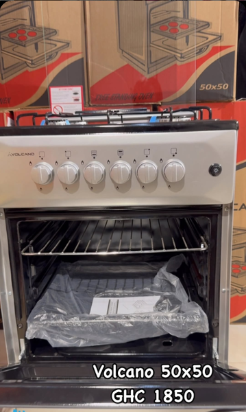 Volcano 50x50 4 gas burner with oven