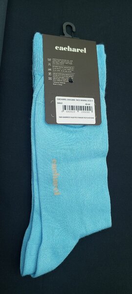 Chaussettes bambou Cacharel bleues
