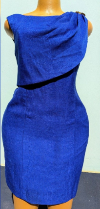 blue dress, size M