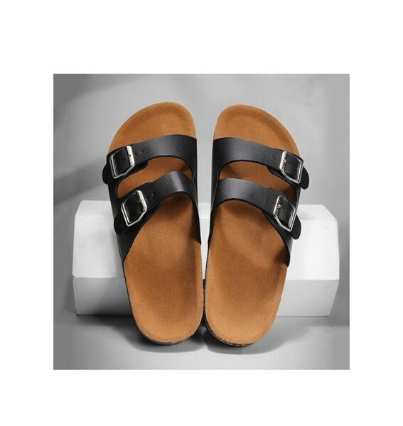 Sandales Confort Noires Unisexes