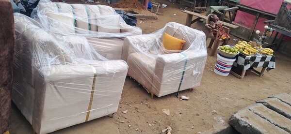 Salon moderne beige - 4 pièces