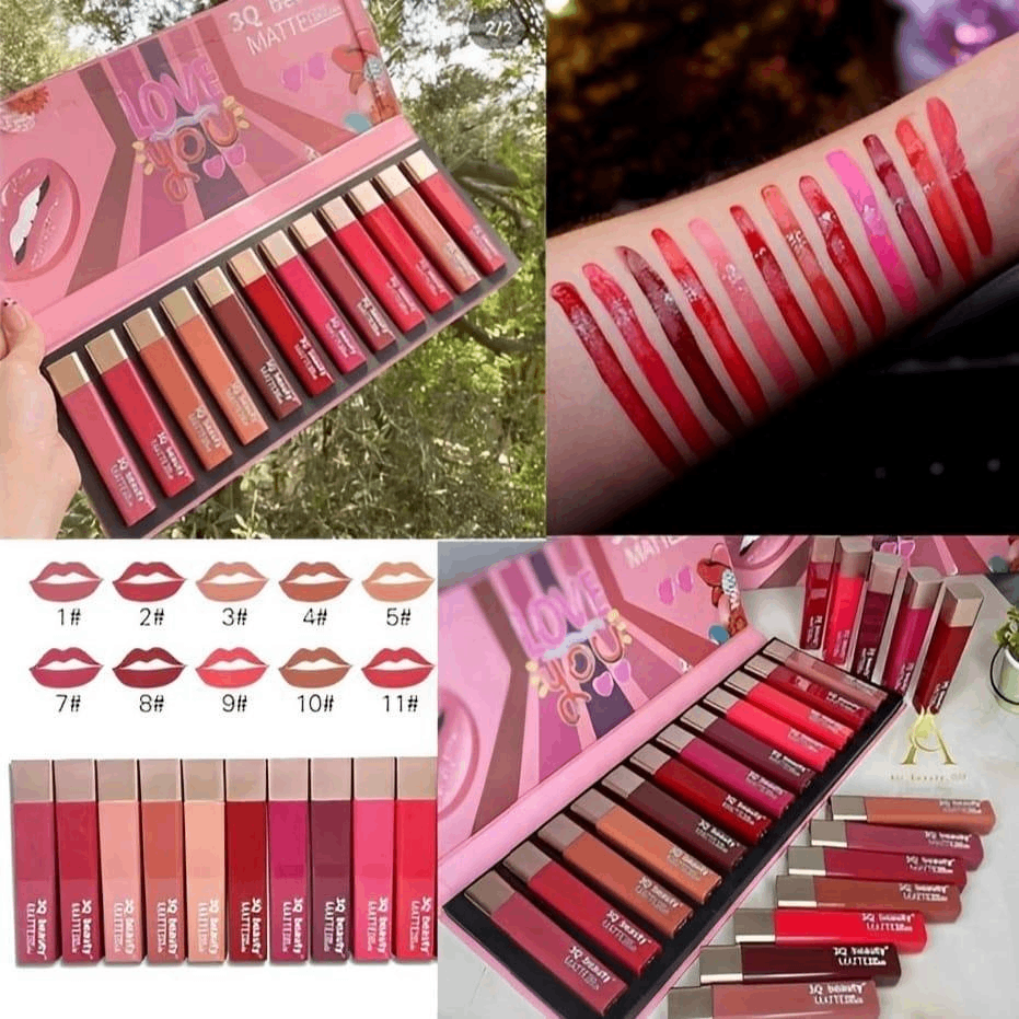 Matte Lip Gloss, Pack of 12