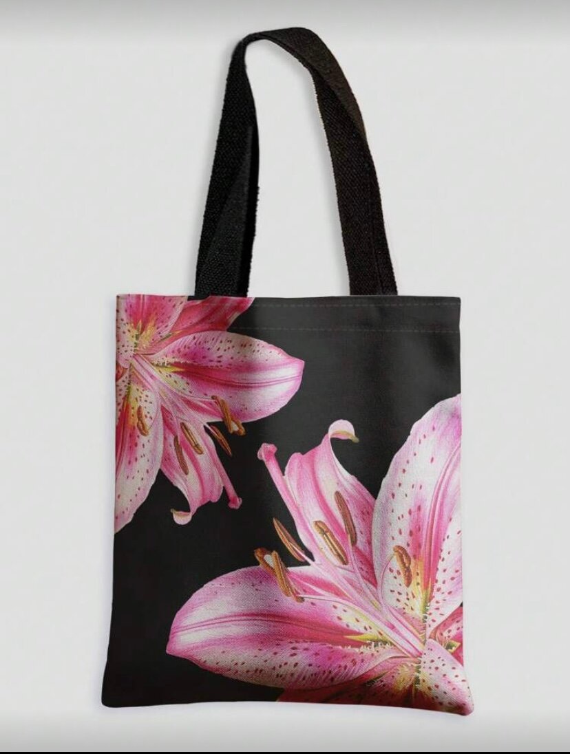 Sac fourre-tout à fleurs