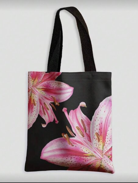 Sac fourre-tout à fleurs