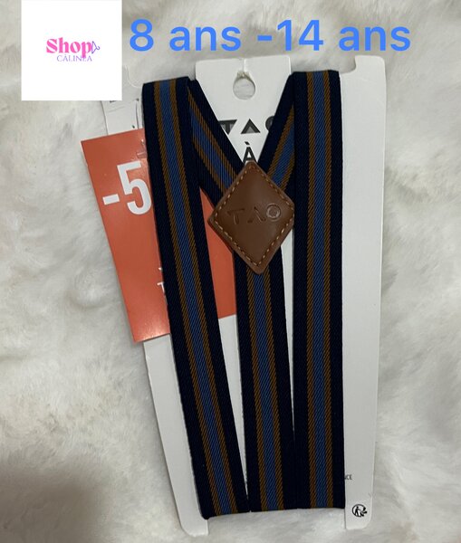 Bretelles Élastiques Enfant 8-14 ans
