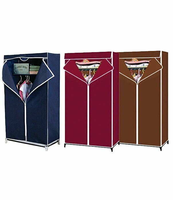 Single Door Foldable Wardrobe