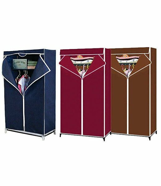 Single Door Foldable Wardrobe