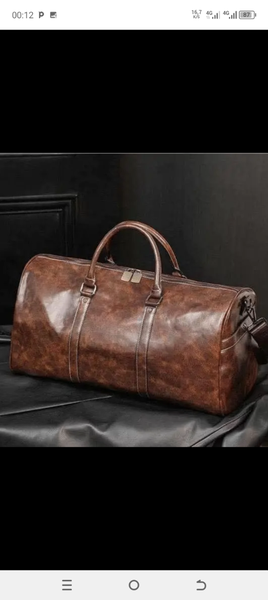 Sac de voyage en cuir pour homme