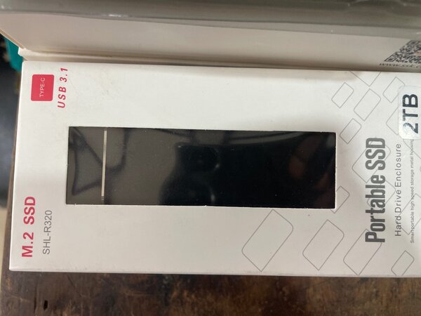 2TB SSD EXTERNAL DRIVE