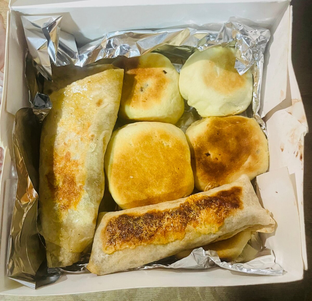 5 pain farcie et 3 tortillas