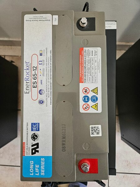 12V65Ah Battery, EnerRocket