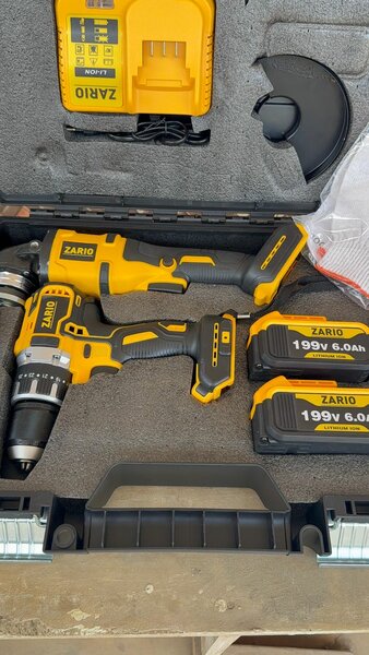 Ensemble Perceuse et Meuleuse ZARIO