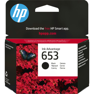 Cartouche d'encre HP 653 Noire