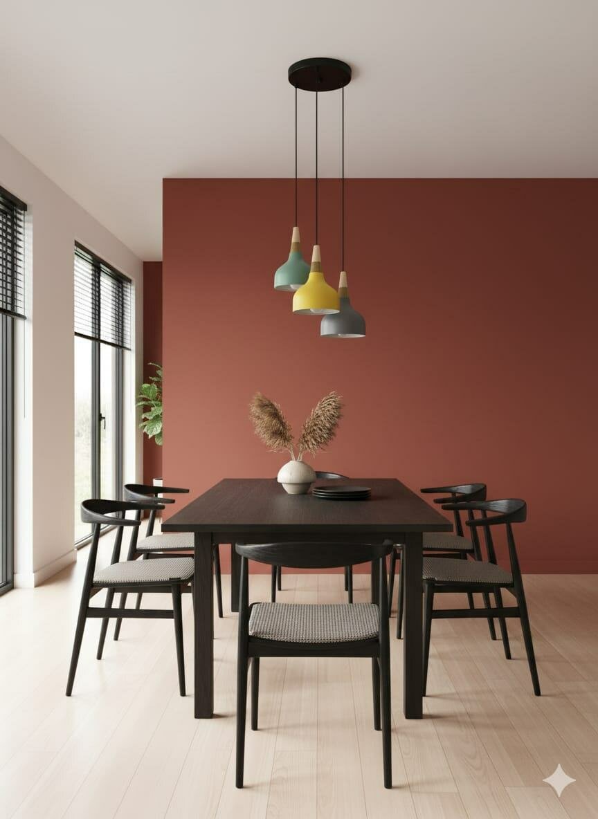 Suspension lampes multicolores