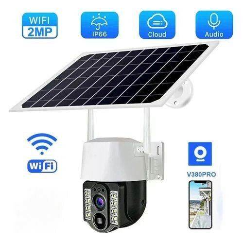 Caméra wifi à panneau solaire
