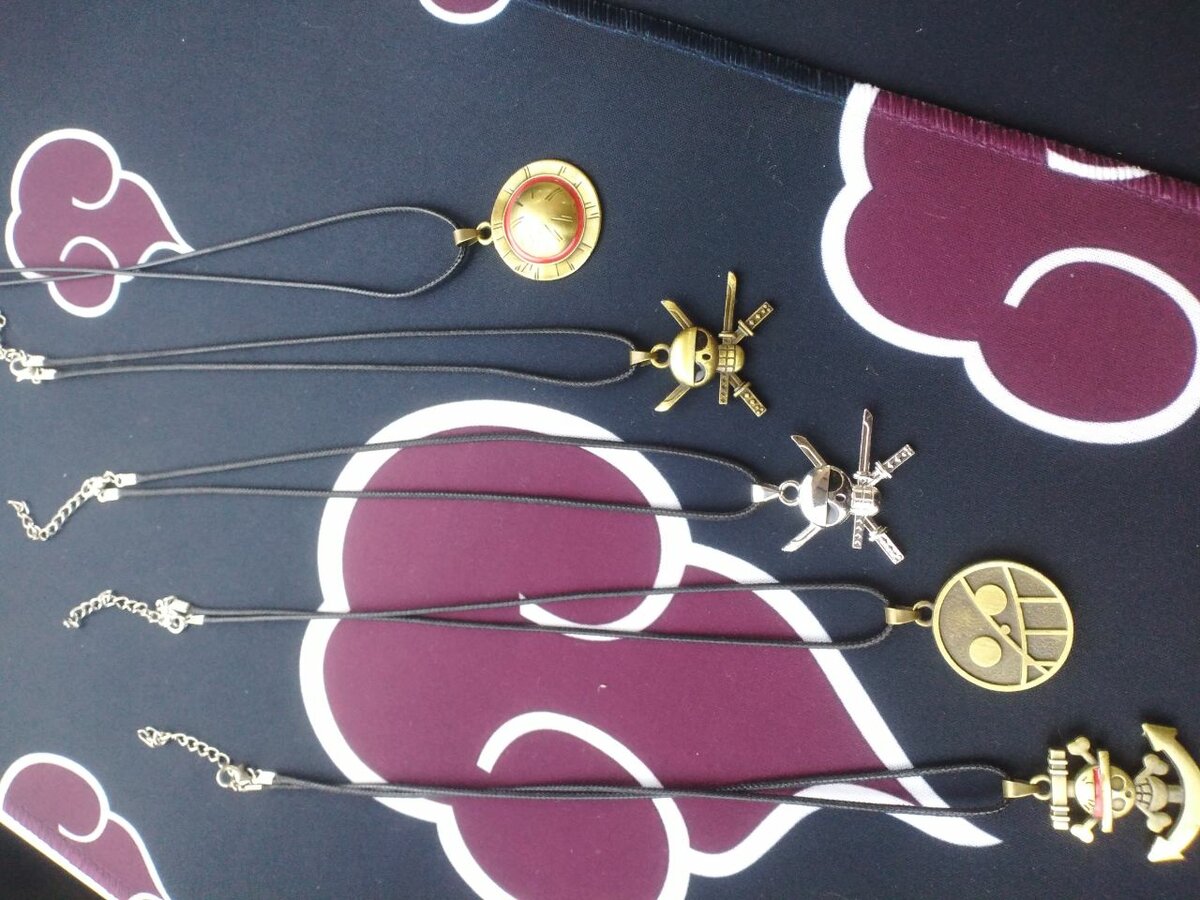 One piece pirate necklaces