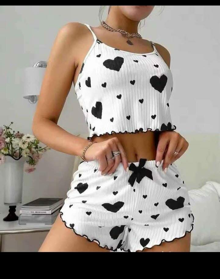 Ensemble Pyjama Femme Cœur
