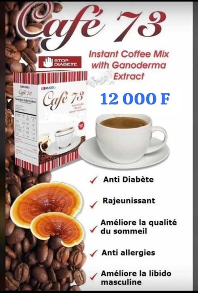 Café 73 Edmark instantané avec extrait de Ganoderma