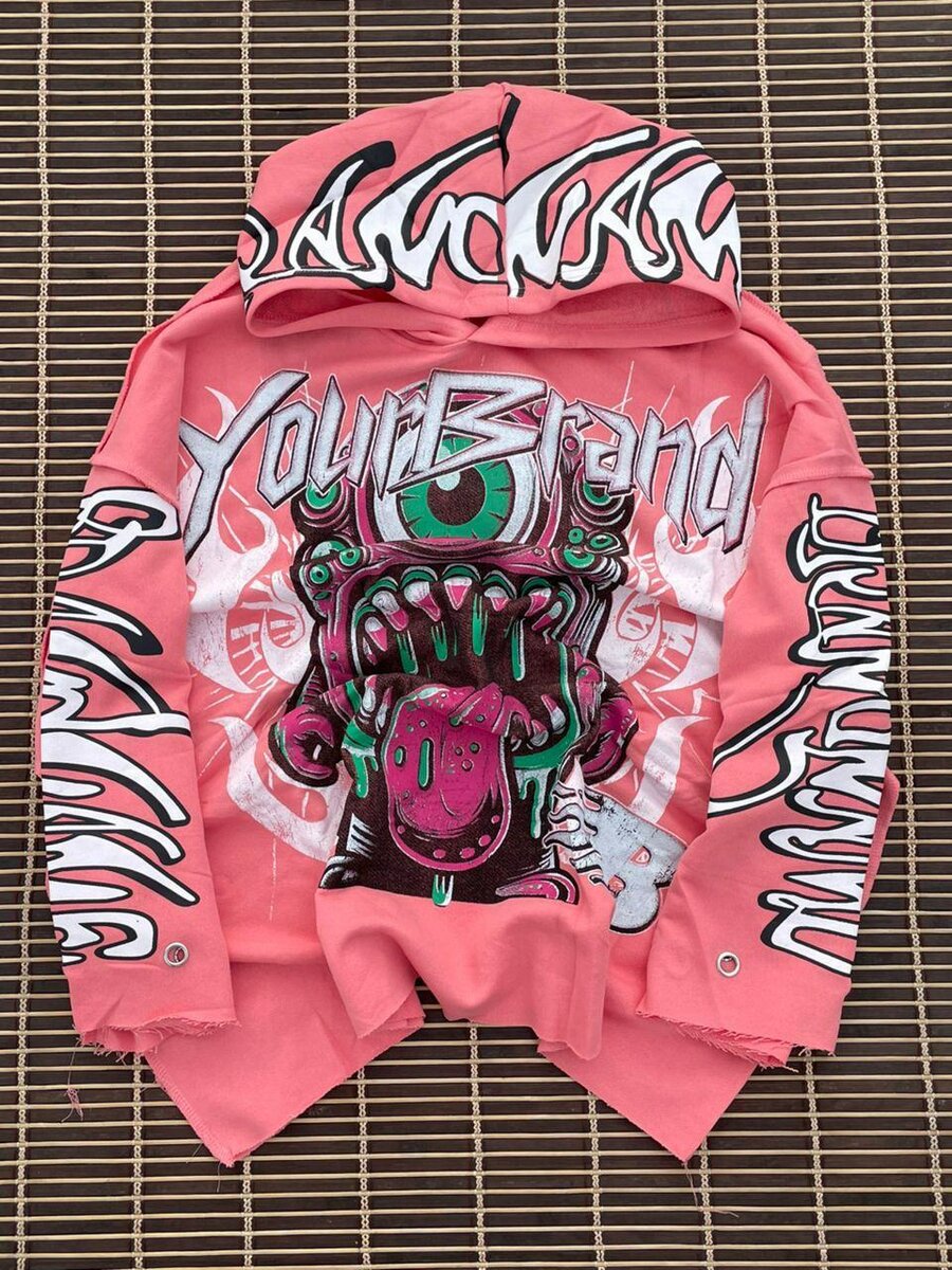 Sweat à capuche graphique vibrant