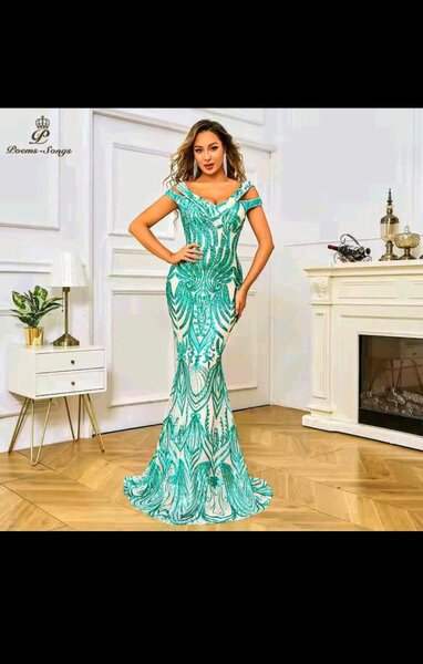 Robe sirène élégante soirée