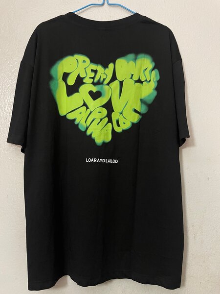 T-shirt noir graffiti