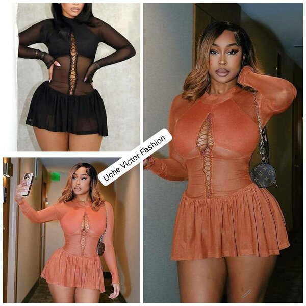 Robe sexy avec dentelle