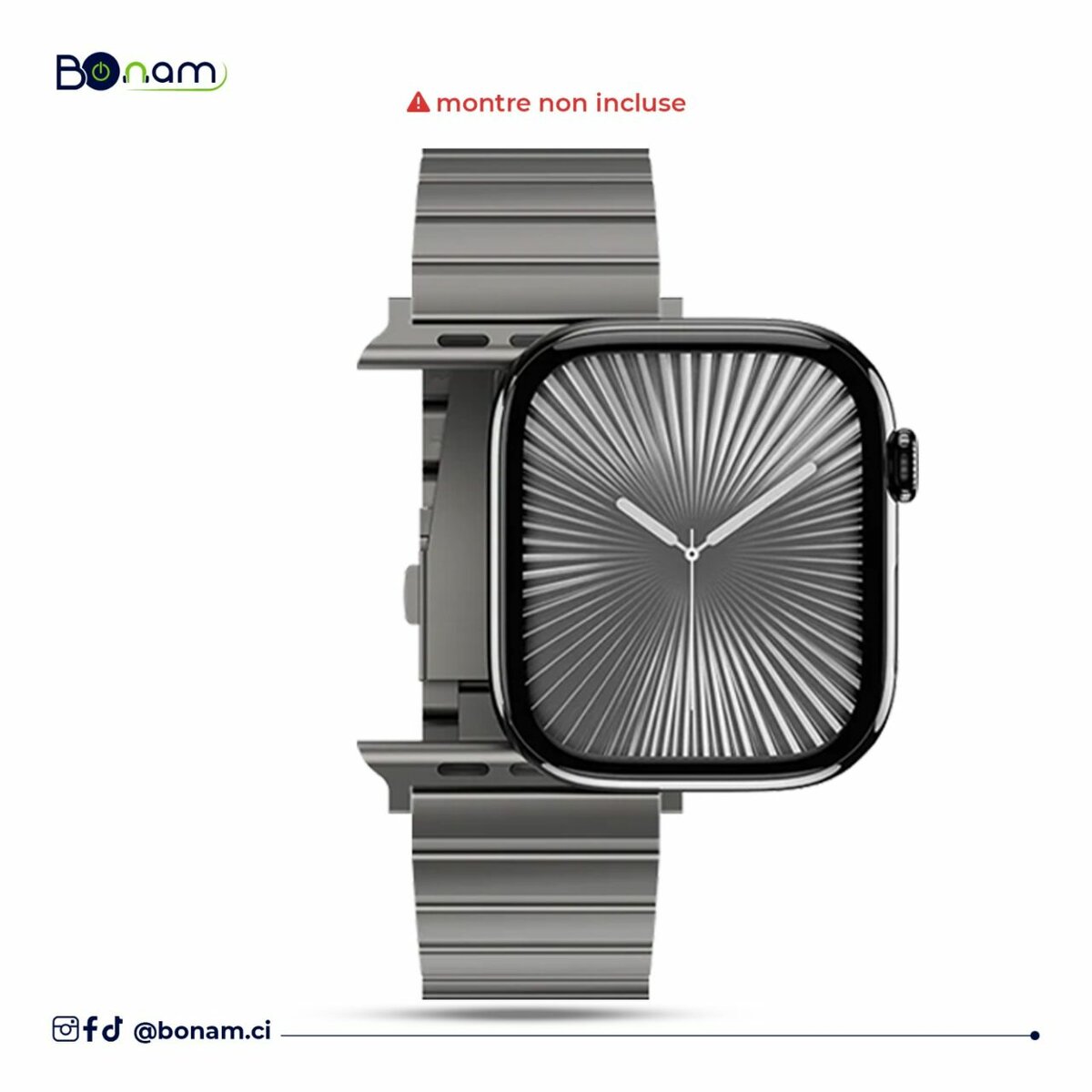 Bracelet Titane Benks Luxueux