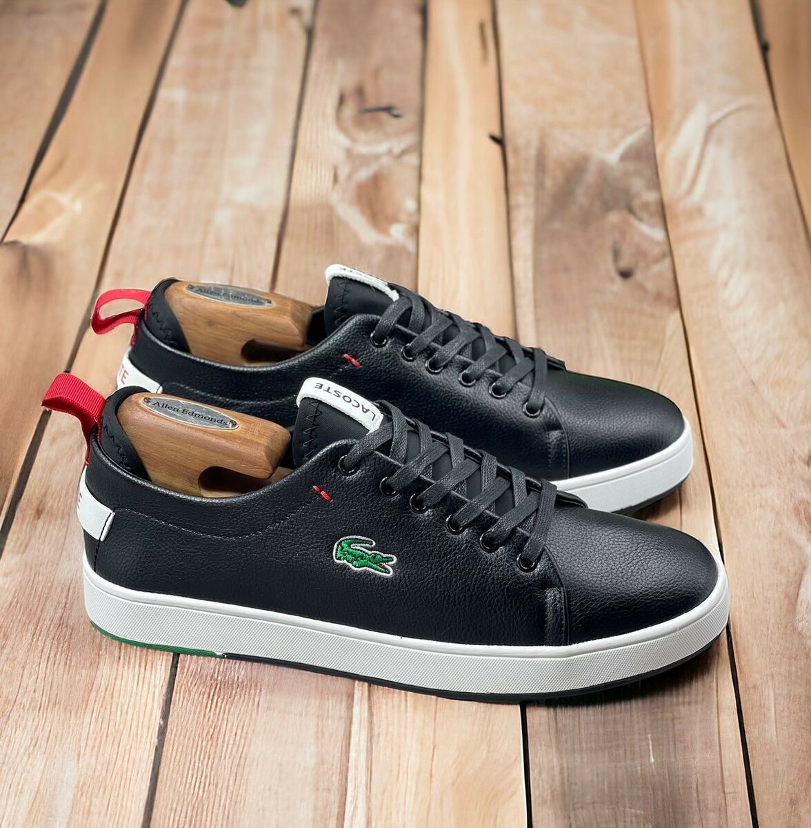 LACOSTE BLACK AND WHITE