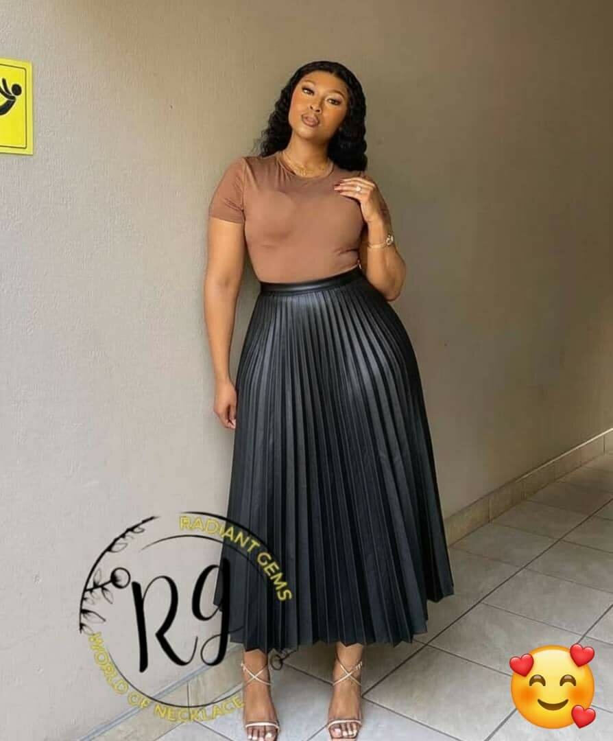 Jupe plissée élégante