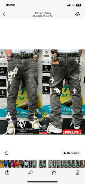 Jeans unisex streetwear