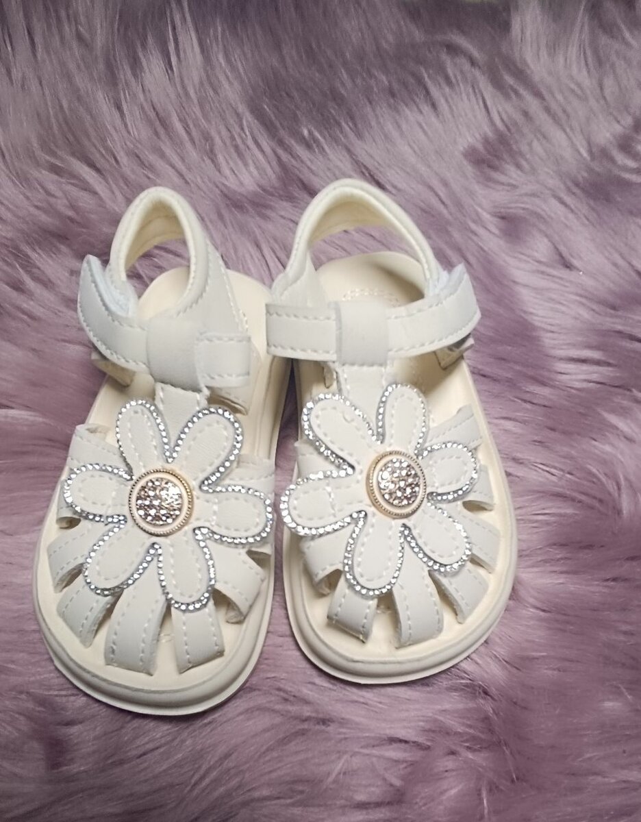 Sandales Enfant Fleurs Chic