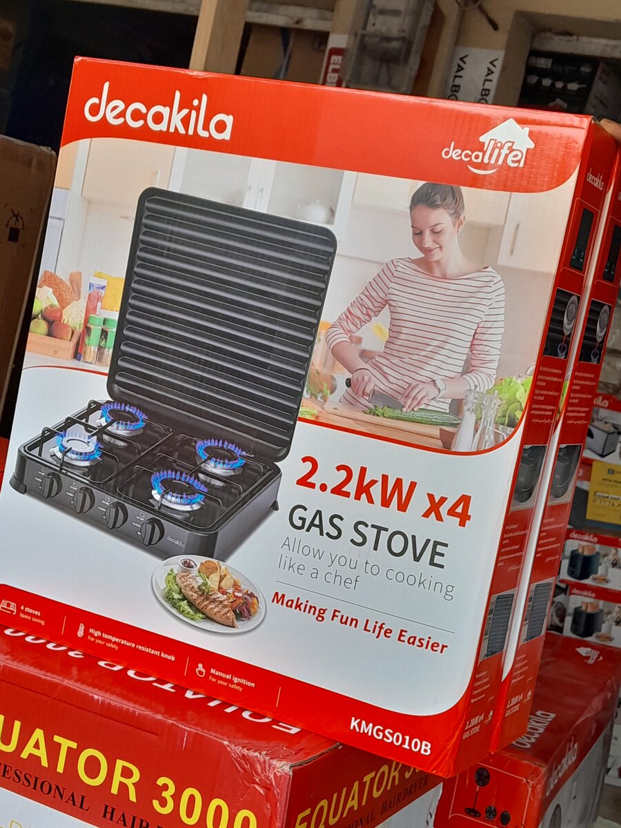 Decakila 4burner gas stove