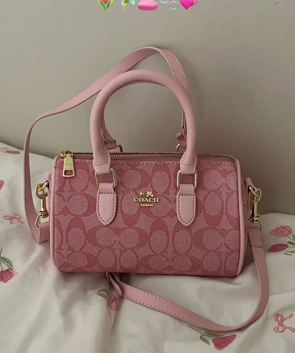 Sac à main rose Coach