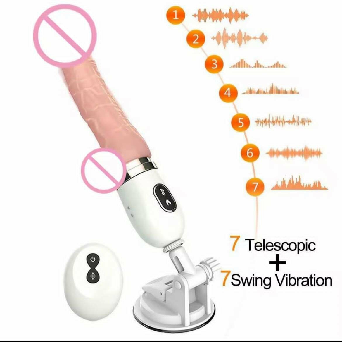 Vibromasseur Télécommandé 7 Modes