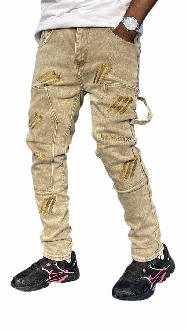 Jeans cargo homme stylé